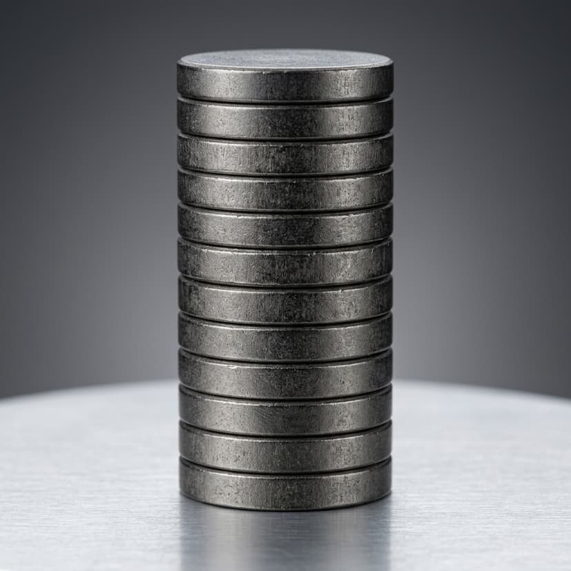 SmCo disc magnets with high magnetic stability
