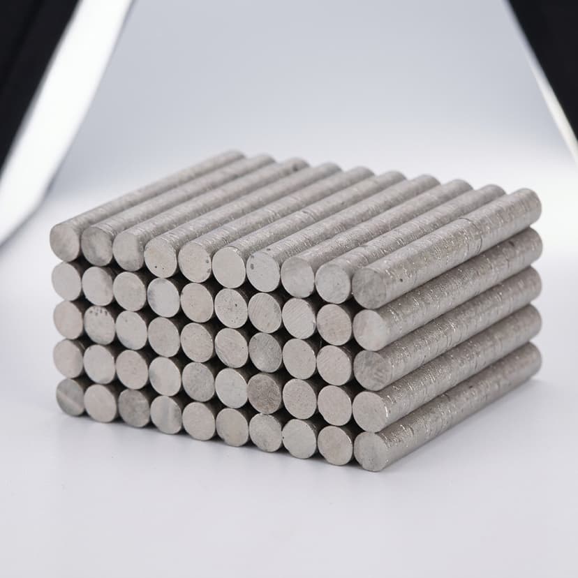 Custom SmCo disc and block magnet machining support